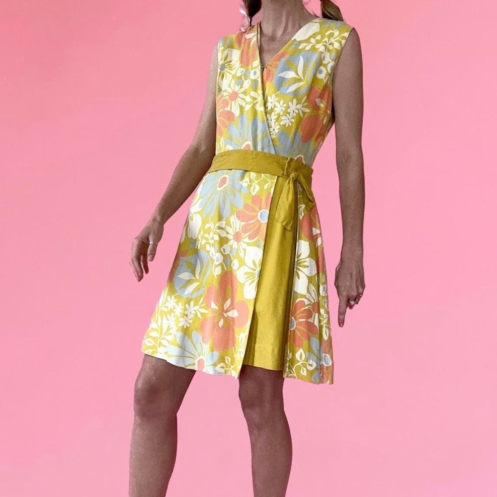Vintage Flower Power Dress/Romper